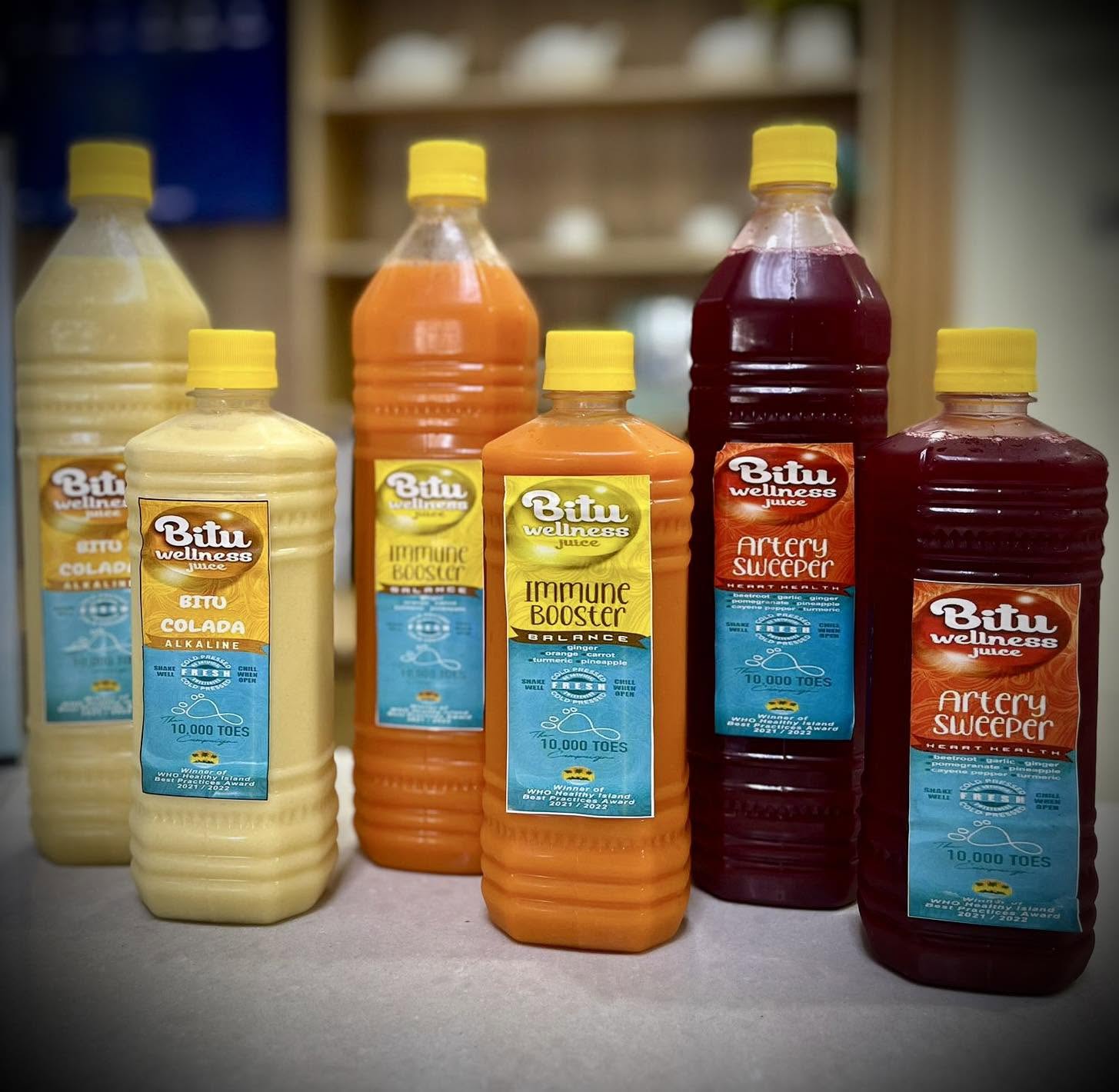Bitu bottled wellness juices