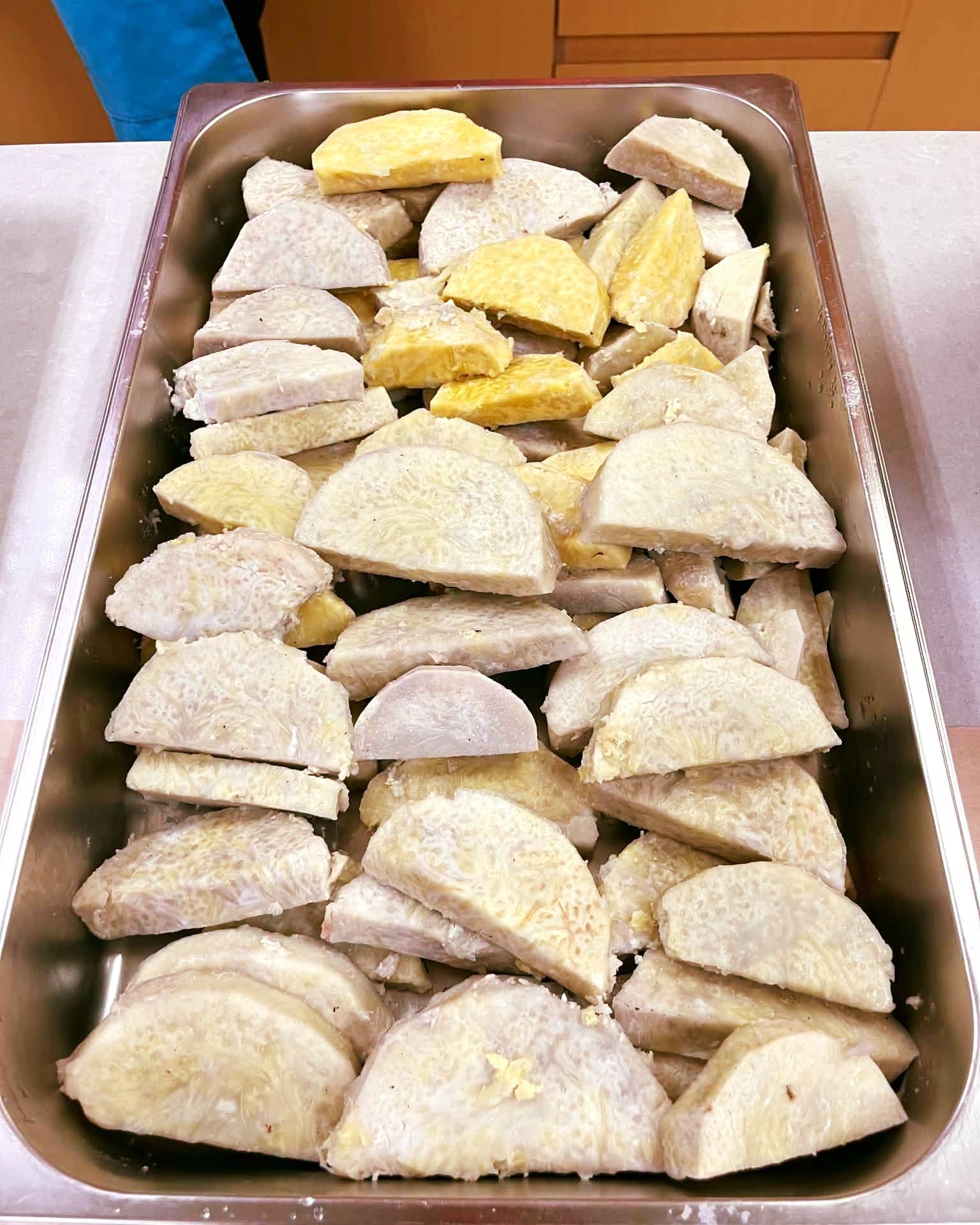Prepared dalo dish